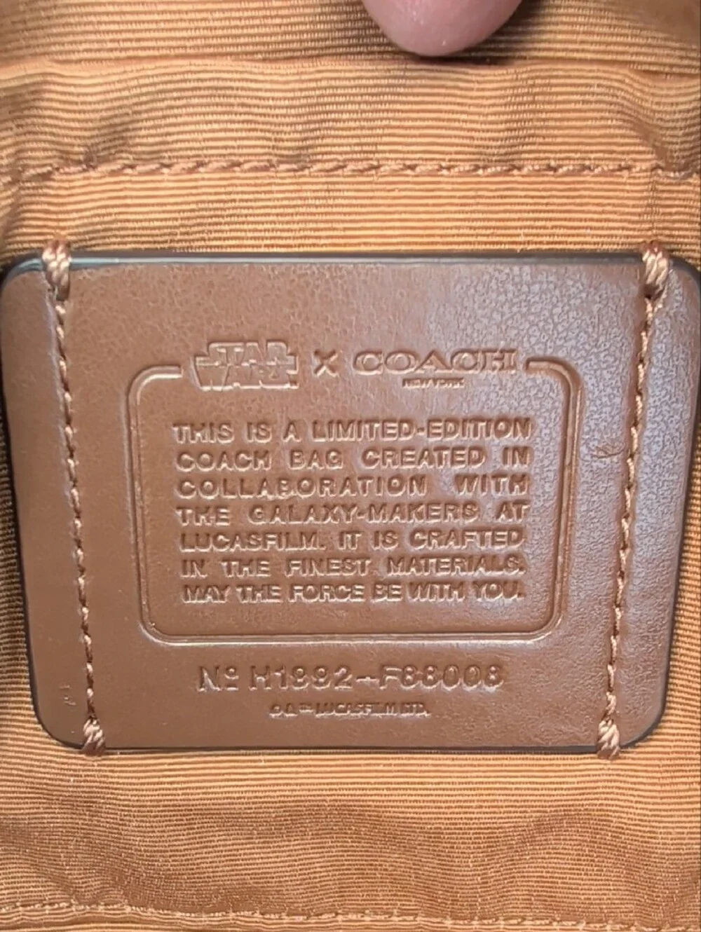 RARE Coach Jes Star Wars Droid Crossbody Bag (F88008) EUC